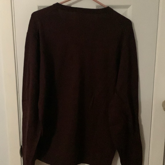 Old Navy V neck sweater, maroon - Picture 3 of 5